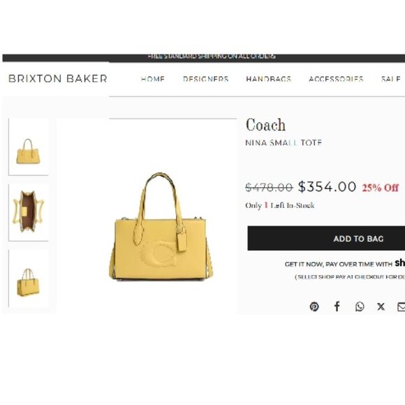 Super Cute COACH NINA Daisy Bag Brand New W/Tags - Picture 4 of 9